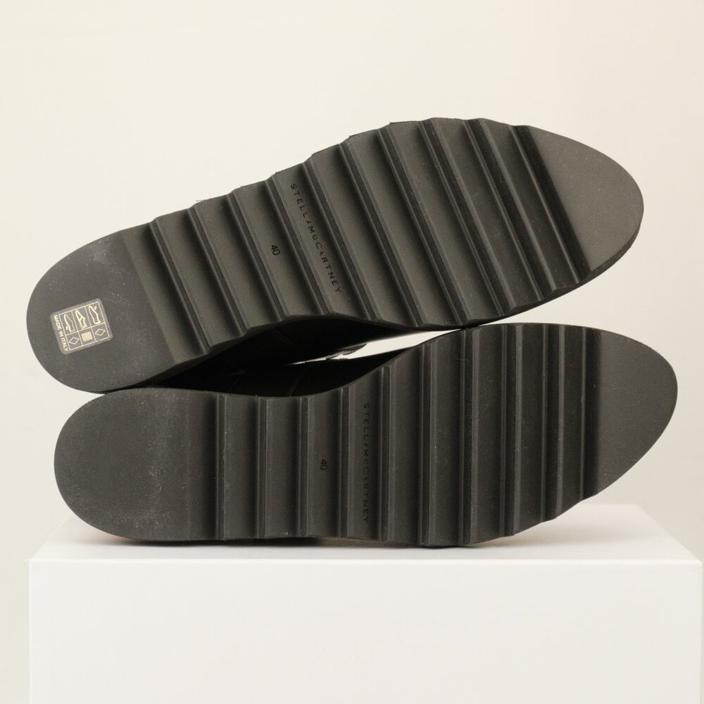 Stella McCartney Elyse Star-Studded Platform Mary Janes, Midnight Black, EU 40 - Picture 6 of 12